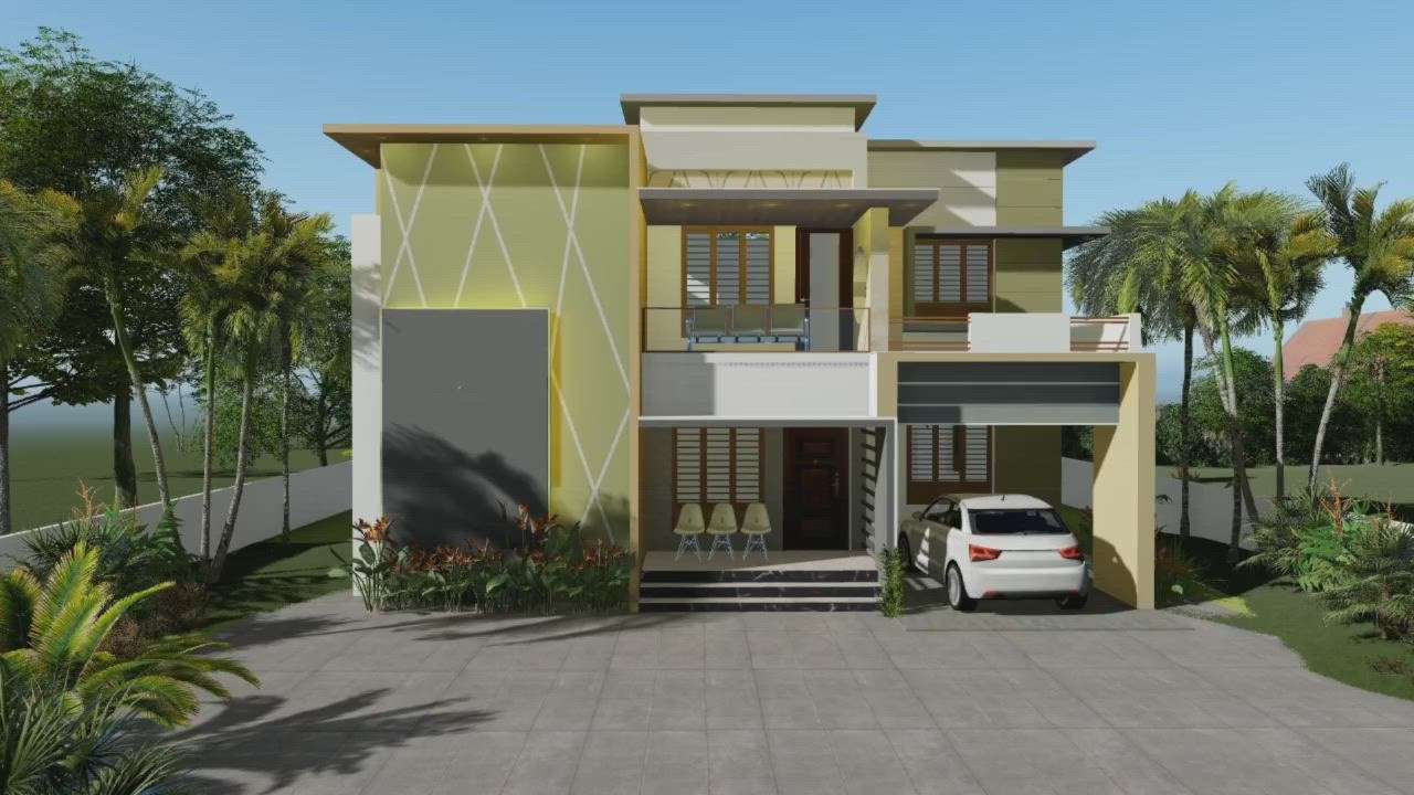#KeralaStyleHouse #3D_ELEVATION #Palakkad #Kerala #exteriordesing #exte