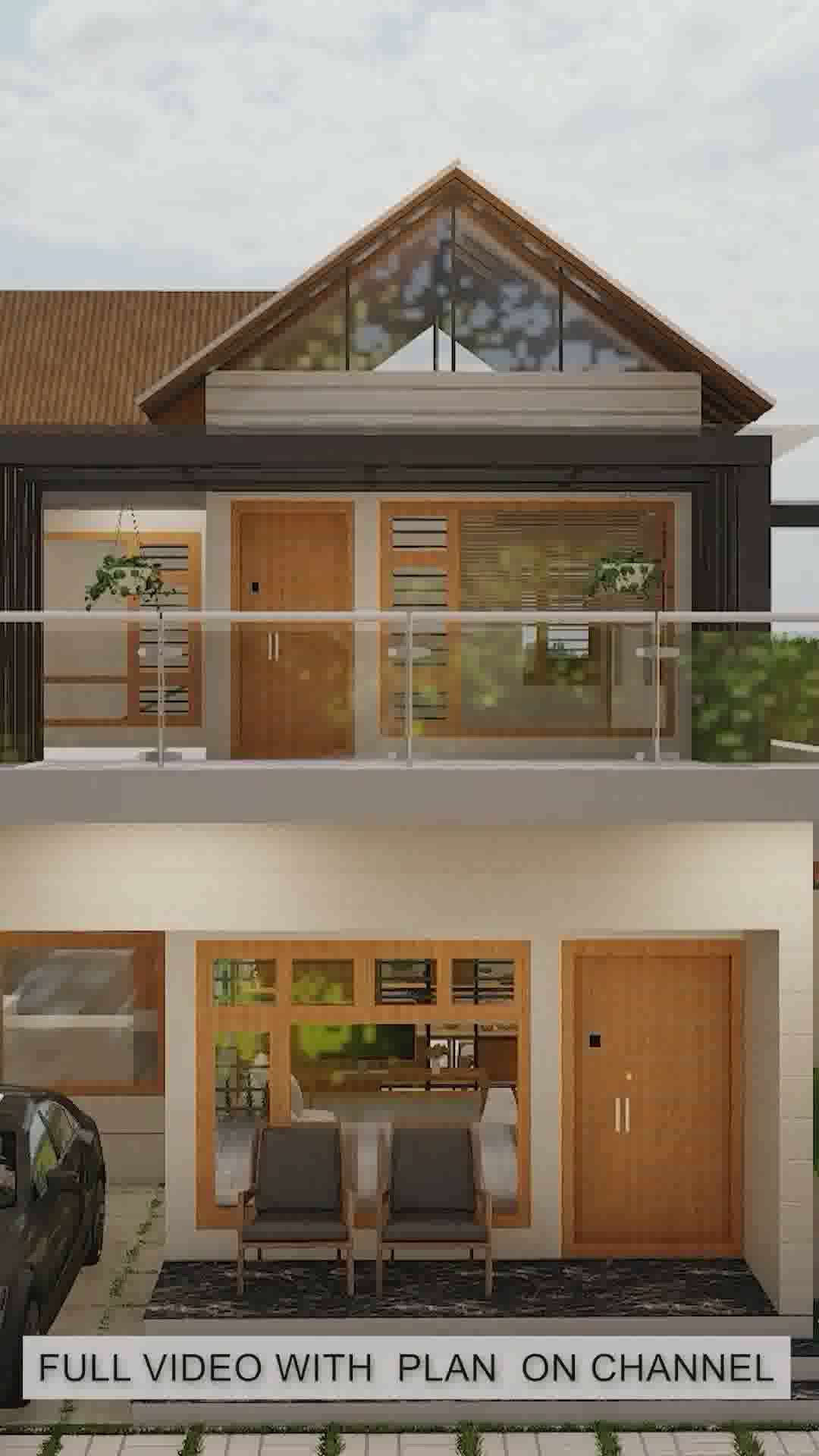 contemporary home #HouseDesigns  #ElevationHome  #HomeDecor  #SmallHomePlans  #MixedRoofHouse  #ContemporaryHouse  #homeandinterior