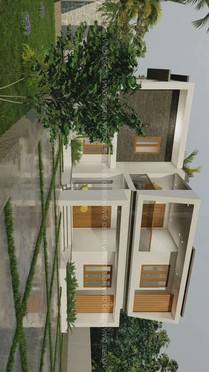 PROPSED 3D VIEW #HouseDesigns  #ContemporaryHouse #Kannur  # #KeralaStyleHouse  #keralahomeplans #homeplanners  #exteriordesigns