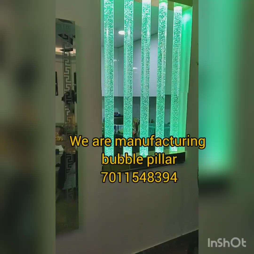 water bubble pillars for decoration you can install anywhere like windows and partitions.