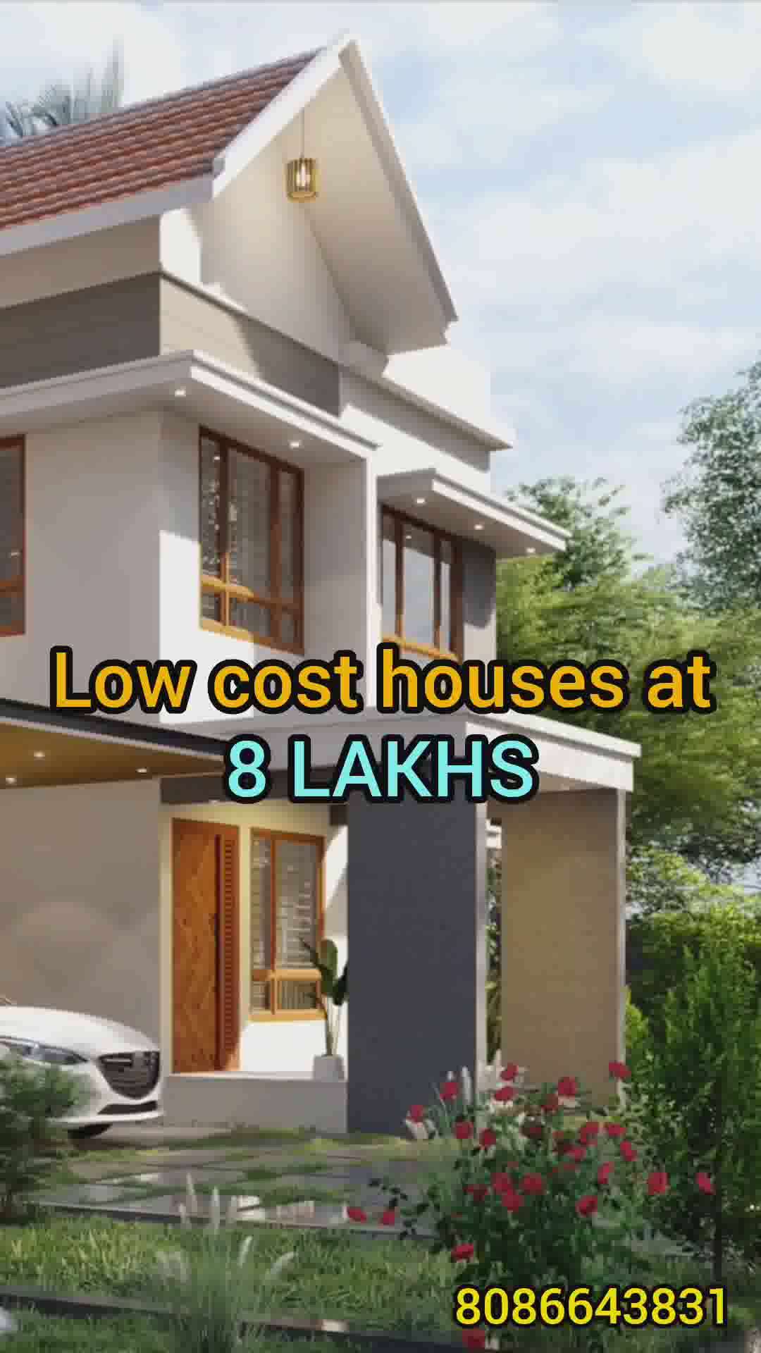 low cost houses starting at 8 lakhs  #lowbudget #2022 #new_home #koloapp #trivandrum@ #viralhousedesign #ElevationHome #50LakhHouse #1000SqftHouse