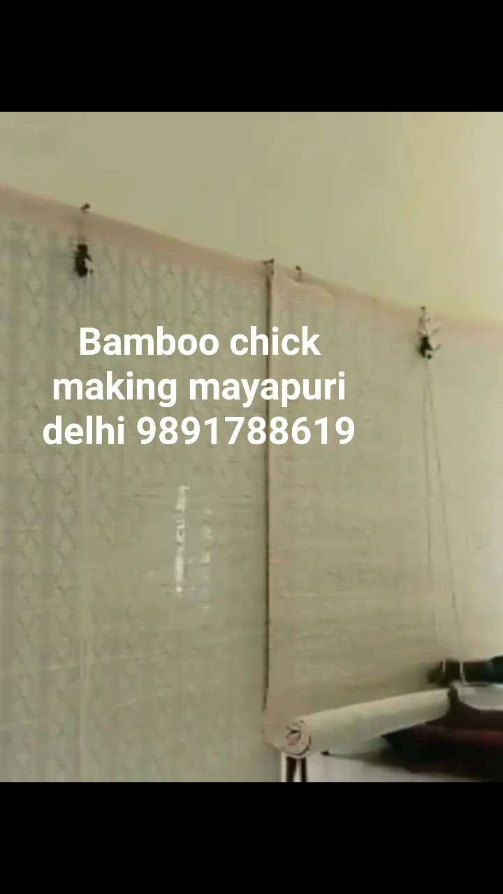 #bamboo chick #installation// bamboo chick #makers mayapuri delhi 9791788619