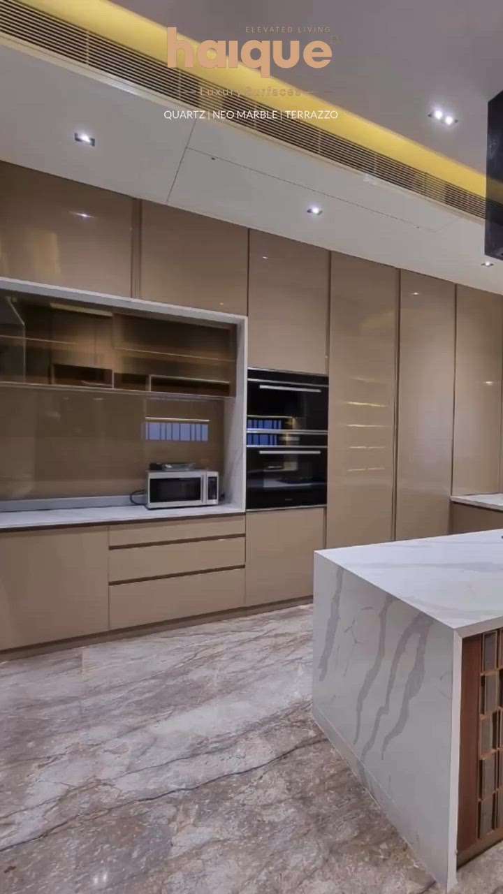 #kitchen slab using haique material