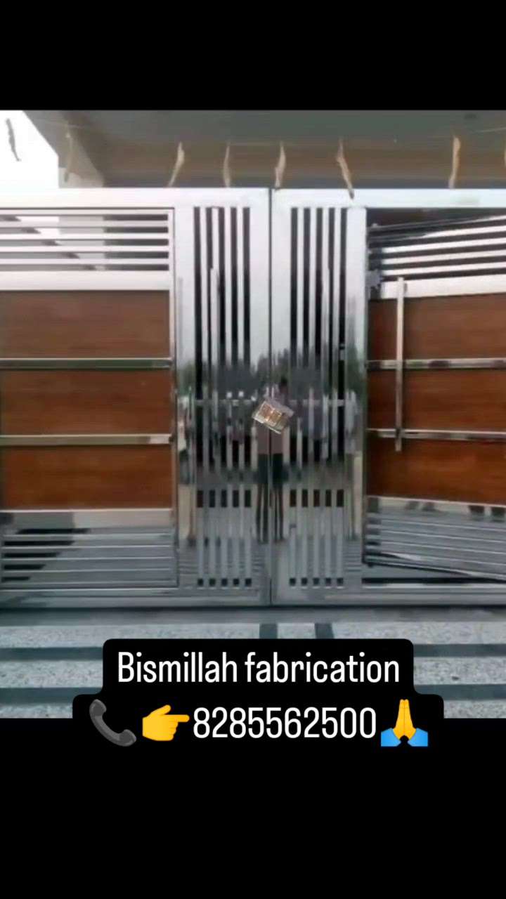 new Steel man gate design 👉😍🏡
contact number 👉📞 8285562500
Bismillah fabrication welding work
.
.


.
 #trendingkoloaap  #steelgatedesign  #steelgate  #moderngate  #koloapp  #koloviral  #kolopost  #kolohouse  #DelhiGhaziabadNoida  #laxminagar  #khurejikhas  #trendingreels😍😍