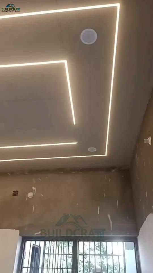 Lighting that transcends ordinary – our false ceiling lights make a statement of luxury and design.  #profilelightceiling  #Buildcraftassociates  #InteriorDesigner  #HomeDecor #bestinteriordesignernearme
