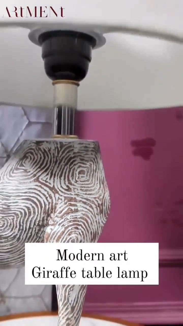 The Modern Art Giraffe Table Lamp is a classy piece of lighting that also doubles as stylish decor to spruce up your room. An imaginative piece that will go well in any type of decor and can be paired with our modern wall art for the best-intended effects. The table lamp is an amenity that should be used by everyone who appreciates a great piece of decor.#theartment#findyourart#homedecor#interiordesign#homeinspo#homedesign#interiorstyling#homestyle#interiorinspo#decor#homedecoration#homemakeover#homerenovation#interiorandhome#interior4all#interiordecorating#homeinterior #decorshopping