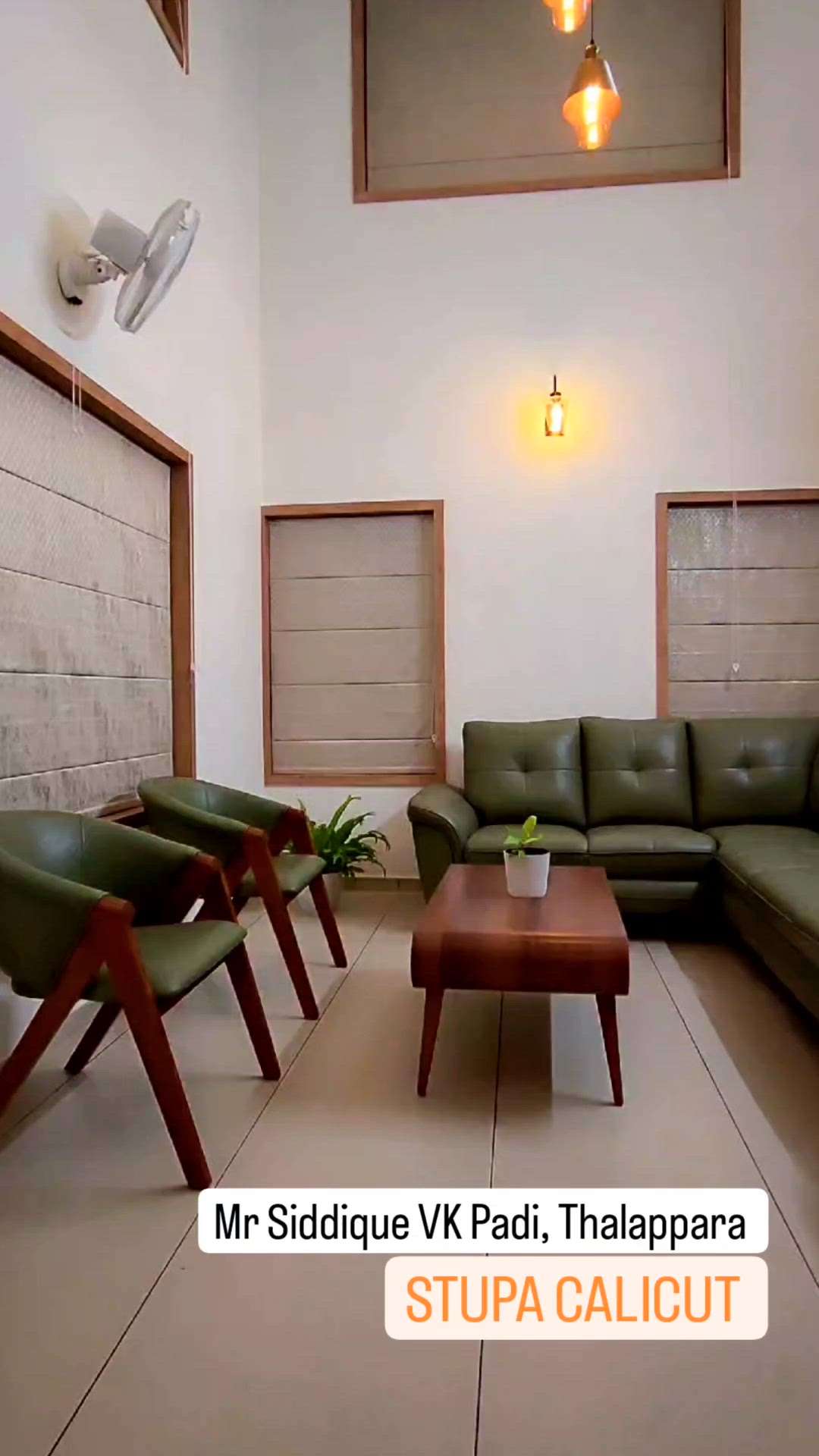 #stupacalicut #Architect #Architect  #InteriorDesigner #furnitures #KeralaStyleHouse #LeatherSofa