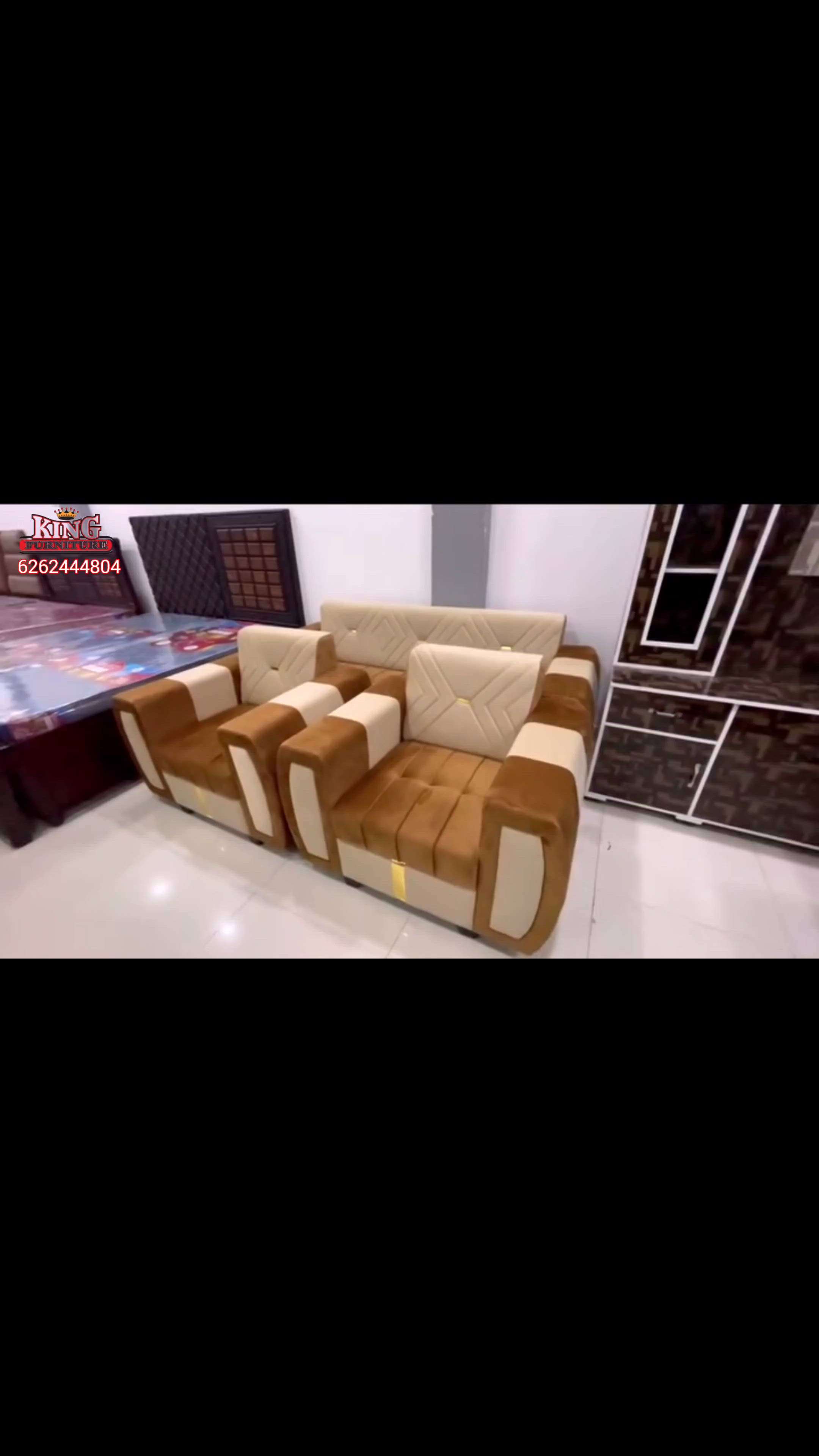 3+1+1 sofa set 5 seeter sofa new design sofa furniture #sofa #furniture #interior #indore #viralreels  #koloapp #koloviral #koloindia #furnituremaker