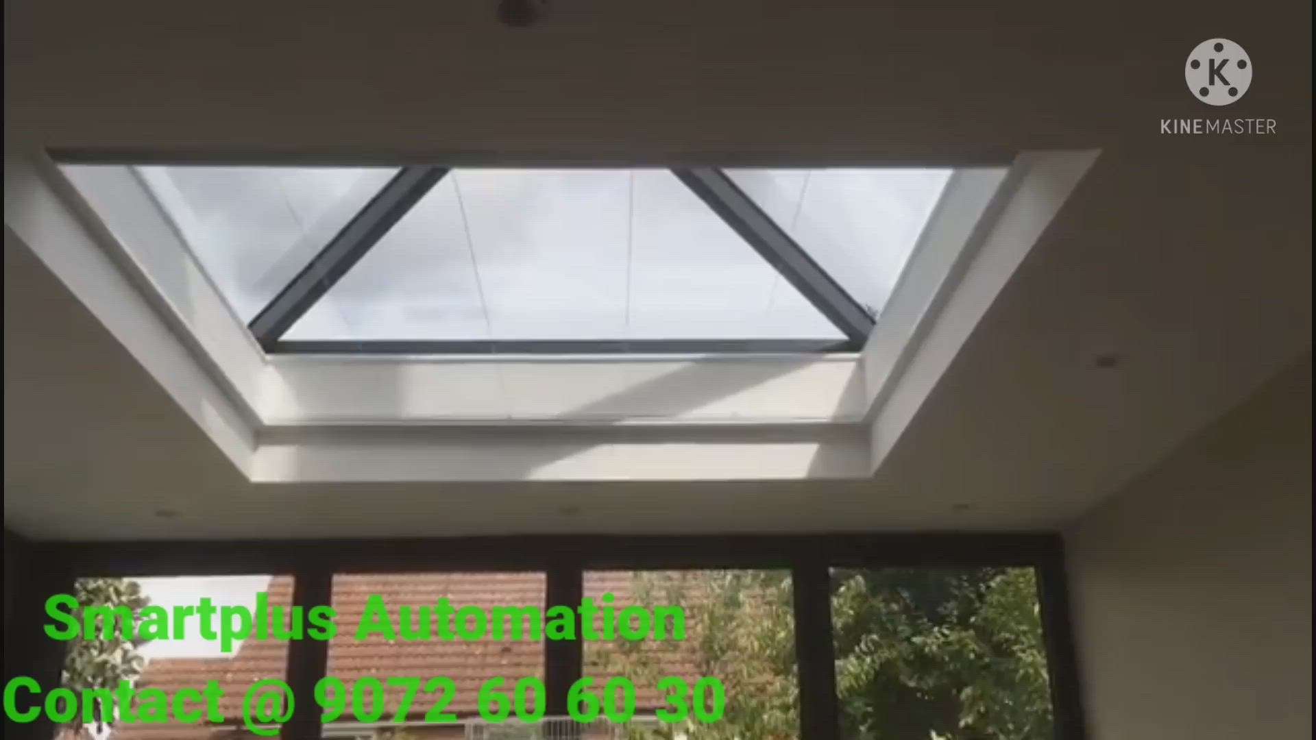 Remote control Skylight blinds
 #rooftop
 #remote skylight 
 #rooftop automation