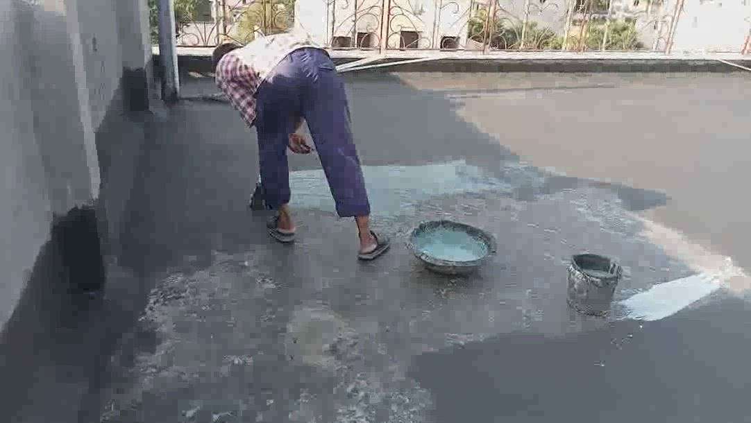 terrace waterproofing with dr.fixit fast flex
