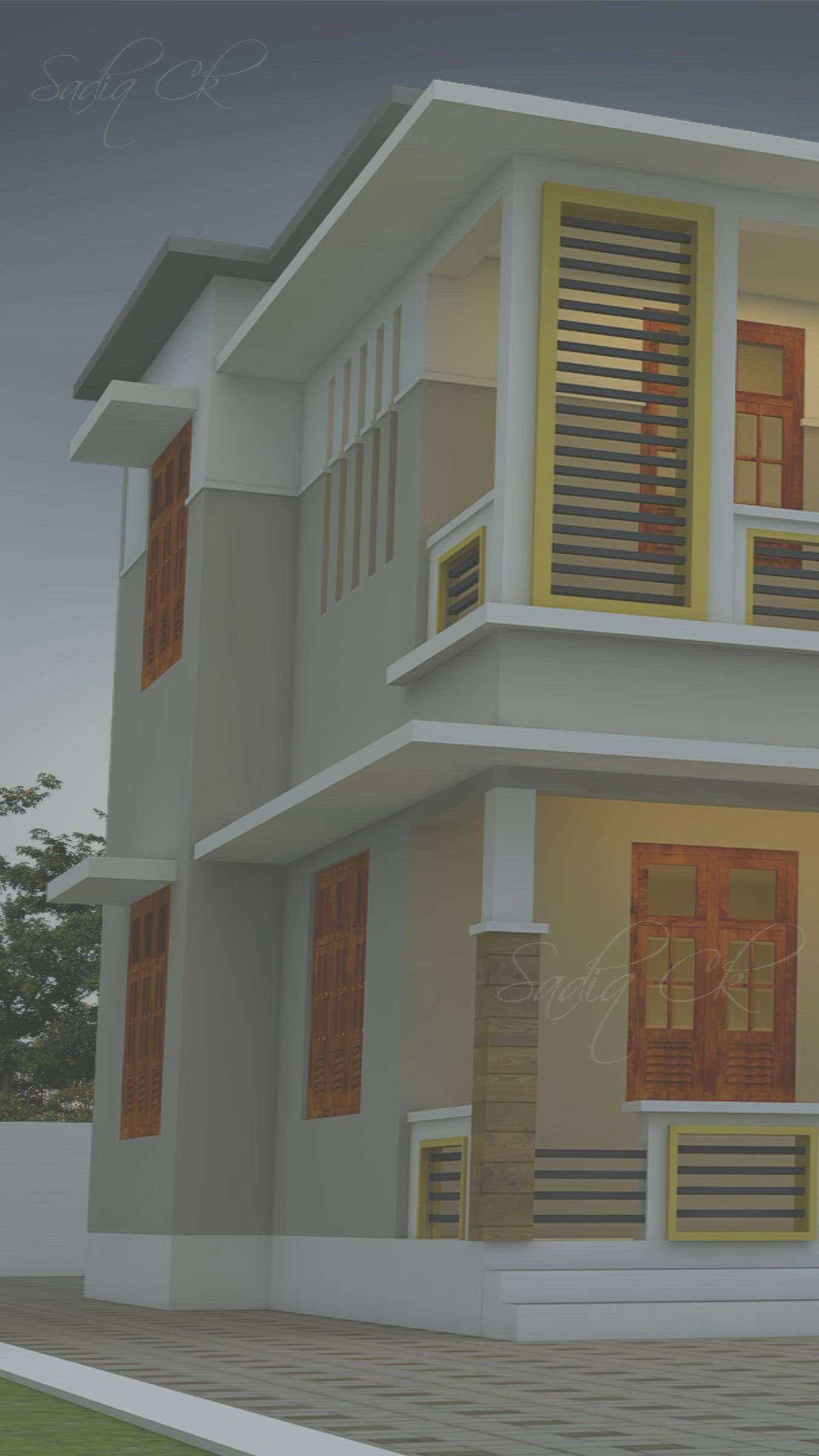 Kerala home design 3d design  new home 2022  #shots #viral