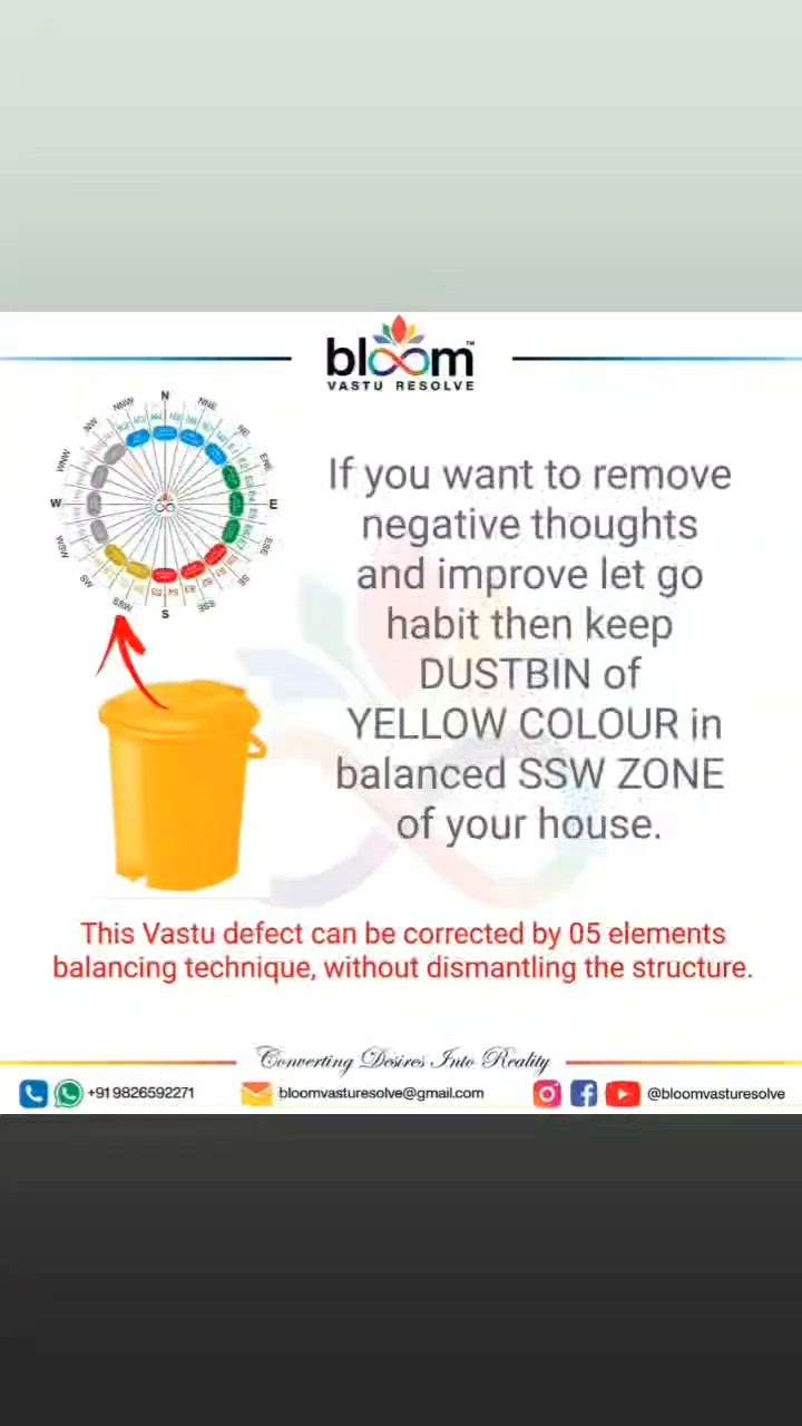 Your queries and comments are always welcome.
For more Vastu please follow @bloomvasturesolve
on YouTube, Instagram & Facebook
.
.
For personal consultation, feel free to contact certified MahaVastu Expert through
M - 9826592271
Or
bloomvasturesolve@gmail.com
#vastu #वास्तु #mahavastu #mahavastuexpert #bloomvasturesolve  #vastureels #vastulogy #vastuexpert  #vasturemedies #newplot #vastuforhome #vastuforstudy #vastudosh #numerology #vastuformoney#sswzone