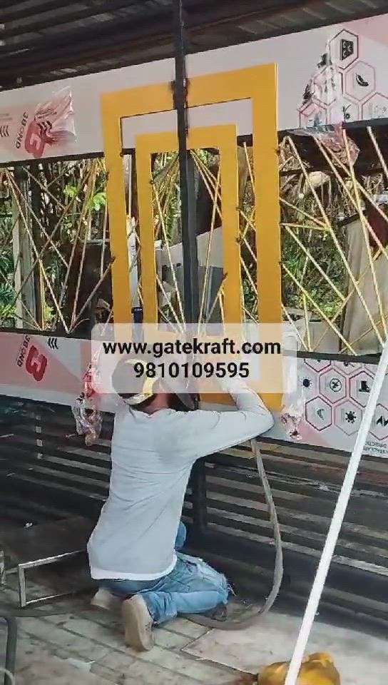 Specialist Entrance iron gate manufacturers by Gate kraft services in delhi gurgaon #ironmaingates #irongate #irongatedesign #msgate #Aluminiumprofilegate #gatekraft