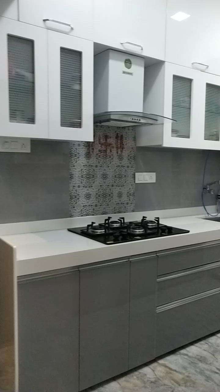 Acrylic Modular Kitchen