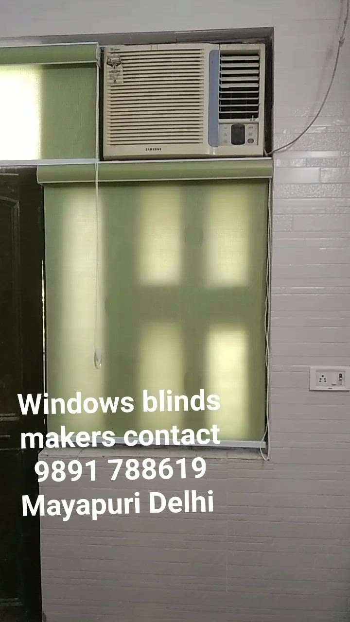 windows blinds makers,& bamboo chick maker, pigeon net makers contact number 9891 788619 Mayapuri Delhi
