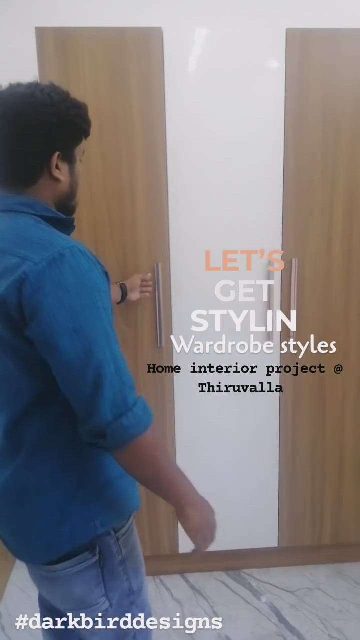 Let's get style in..
 #darkbirddesigns #interiordecor #creative  #keralainterior  #wardrobedesigns