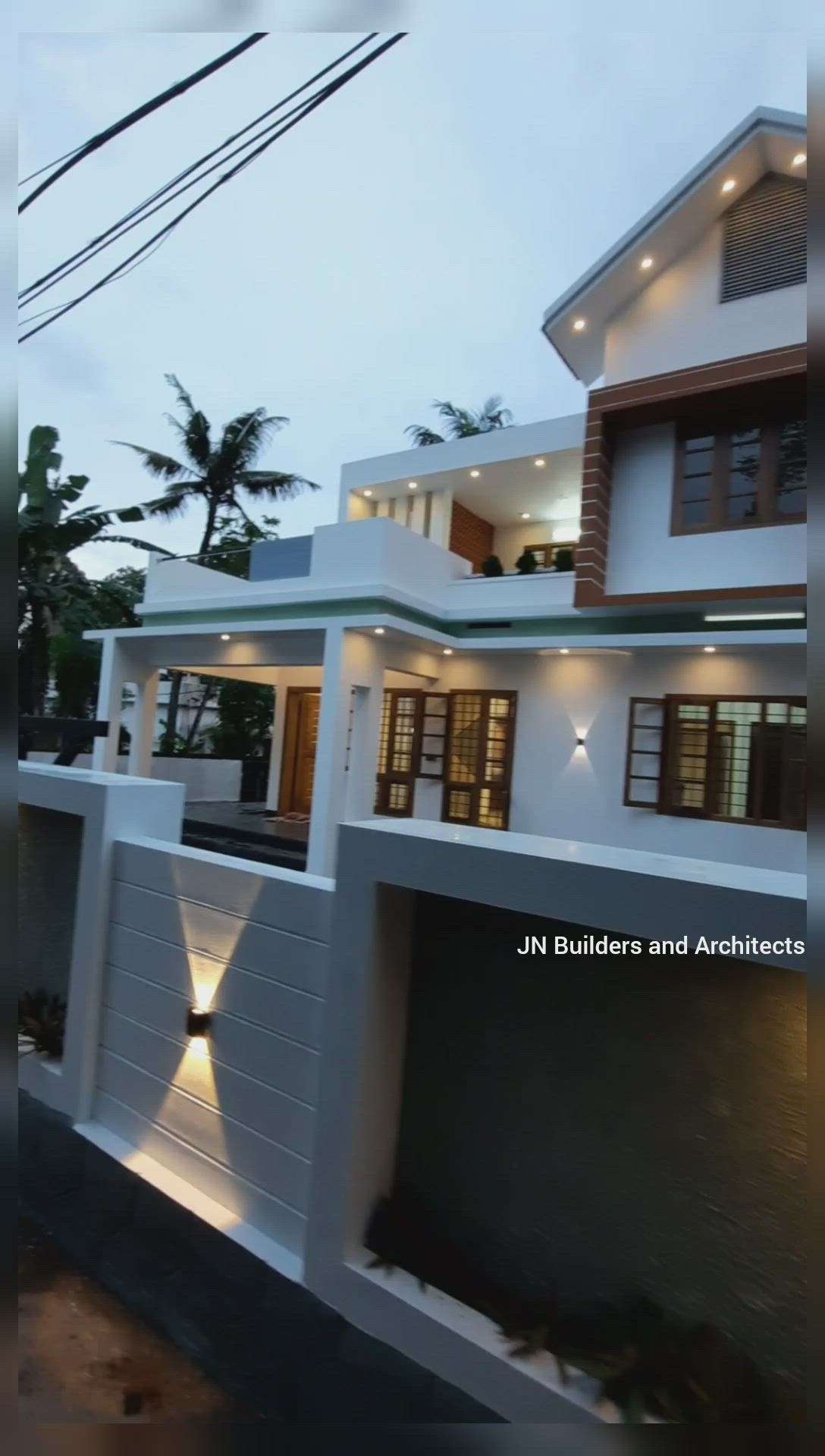 2056 sqft home
client: Shanavas S.S, mariyappally, Kottayam
for more details:9495956859
Jnbuildersandarchitects@gmail.com 
 #exteriordesigns #ContemporaryHouse