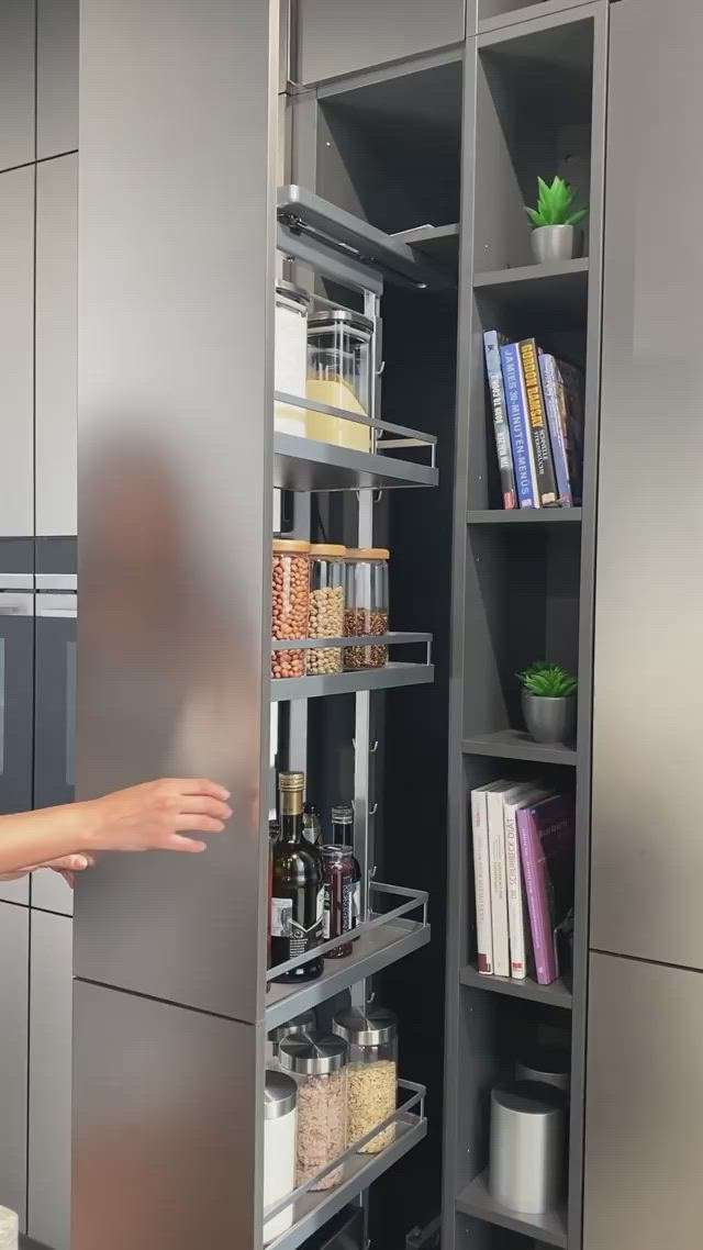 kitchen pantry tall unit ..
 it's heavy product and looking so good.. and will give a nice look to your kitchen

 #KitchenIdeas  #ModularKitchen   #LShapeKitchen   #kitchenacceceries