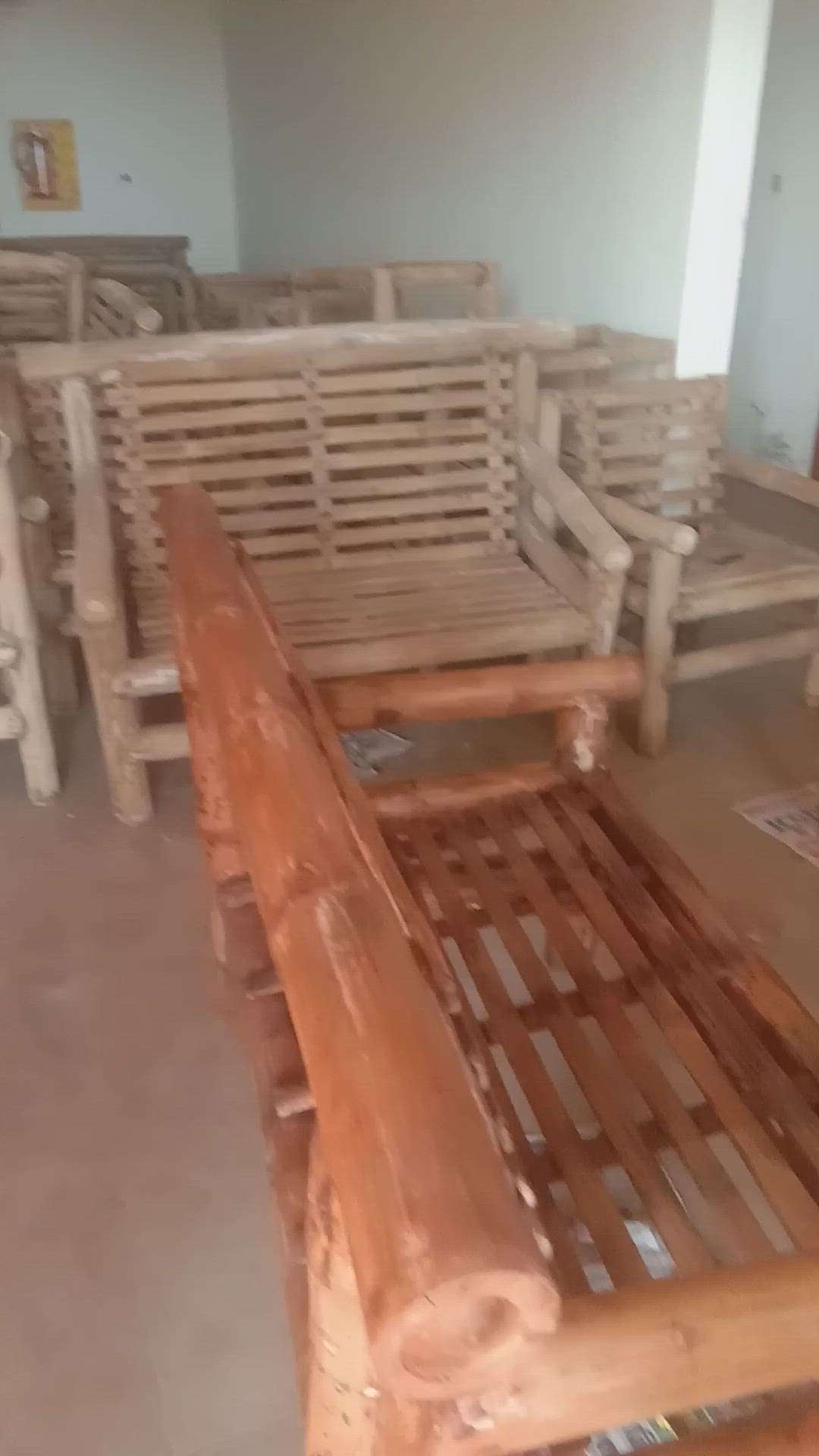 we are making Bamboo furniture, settee, table 
 #keralastyle