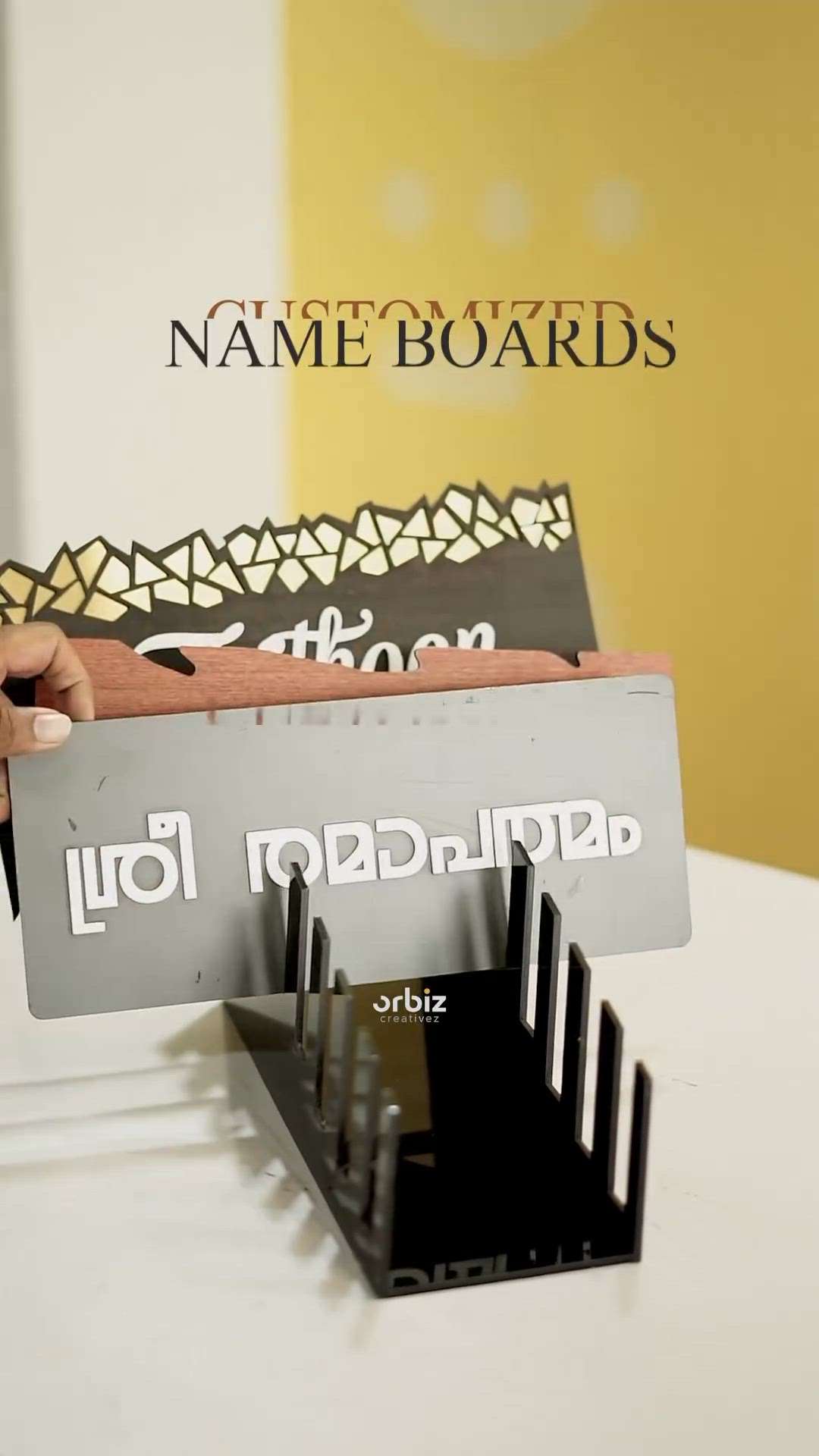 100 + collections 🤩

customized house name boards available online www.orbiz.in

 #housenameboards