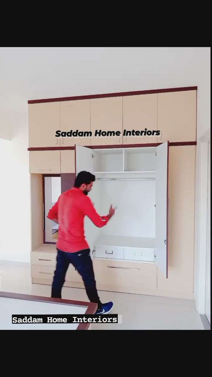 bedroom wardrobe
Saddam Home interiors design
 #InteriorDesigner  #Architectural&Interior  #MasterBedroom  #wardrobedesign