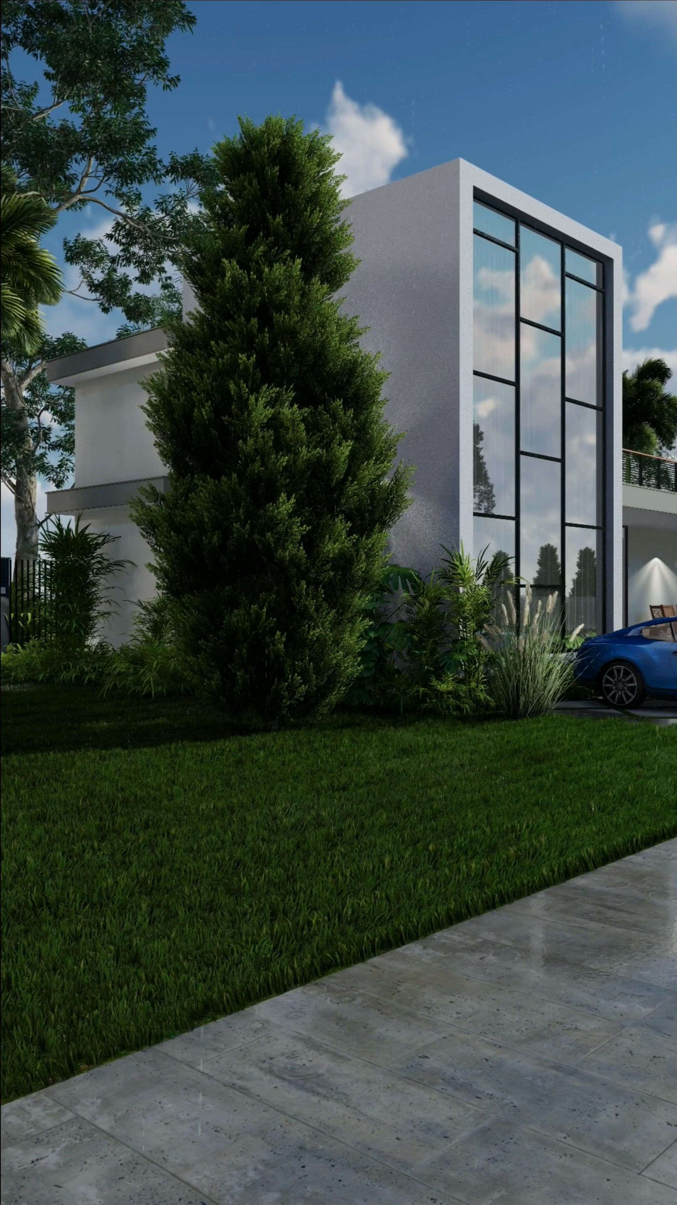 #exteriordesigns  #HouseDesigns  #Kozhikode  #3d