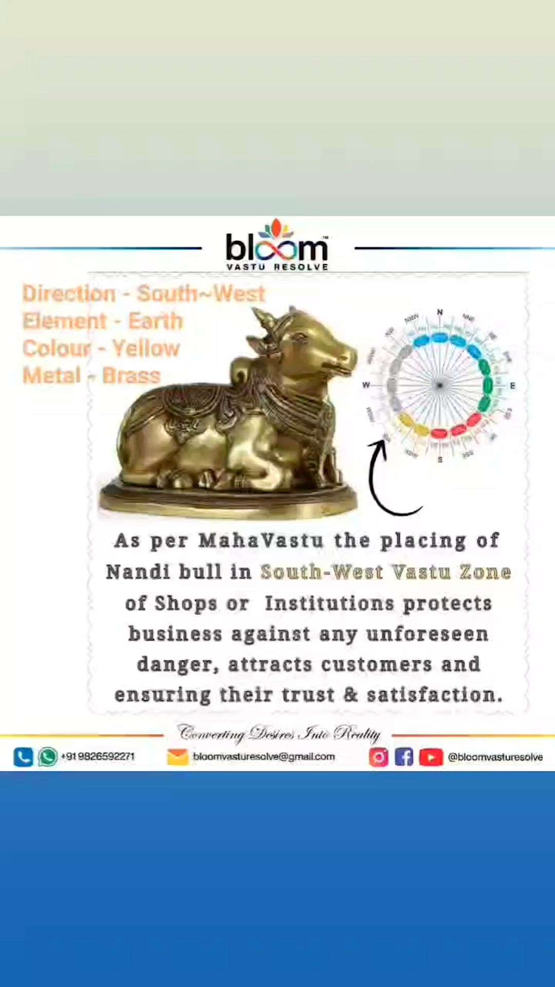Your queries and comments are always welcome.
For more Vastu please follow @bloomvasturesolve
on YouTube, Instagram & Facebook
.
.
For personal consultation, feel free to contact certified MahaVastu Expert through
M - 9826592271
Or
bloomvasturesolve@gmail.com
#vastu #वास्तु #mahavastu #mahavastuexpert #bloomvasturesolve  #vastureels #vastulogy #vastuexpert  #vasturemedies  #vastuforhome #vastuforpeace #vastudosh #numerology #vastuforgrowth #numerology #swzone #vastuforbusiness #nandi #southwest