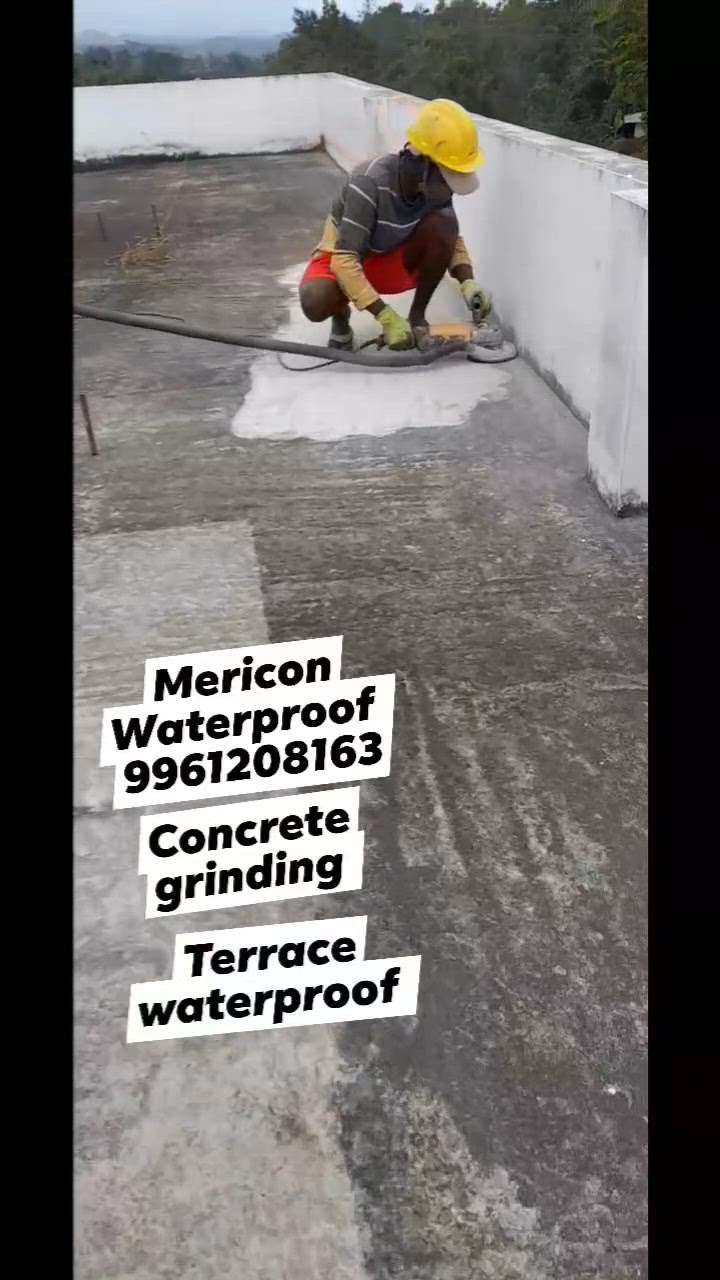 waterproofing
first stage concrete surface cleaning or grinding or surface preparation
place wayanad
chemicals acrylic flexible
started November 2023
client vijay

 #WaterProofings 
 #waterproofingterrace