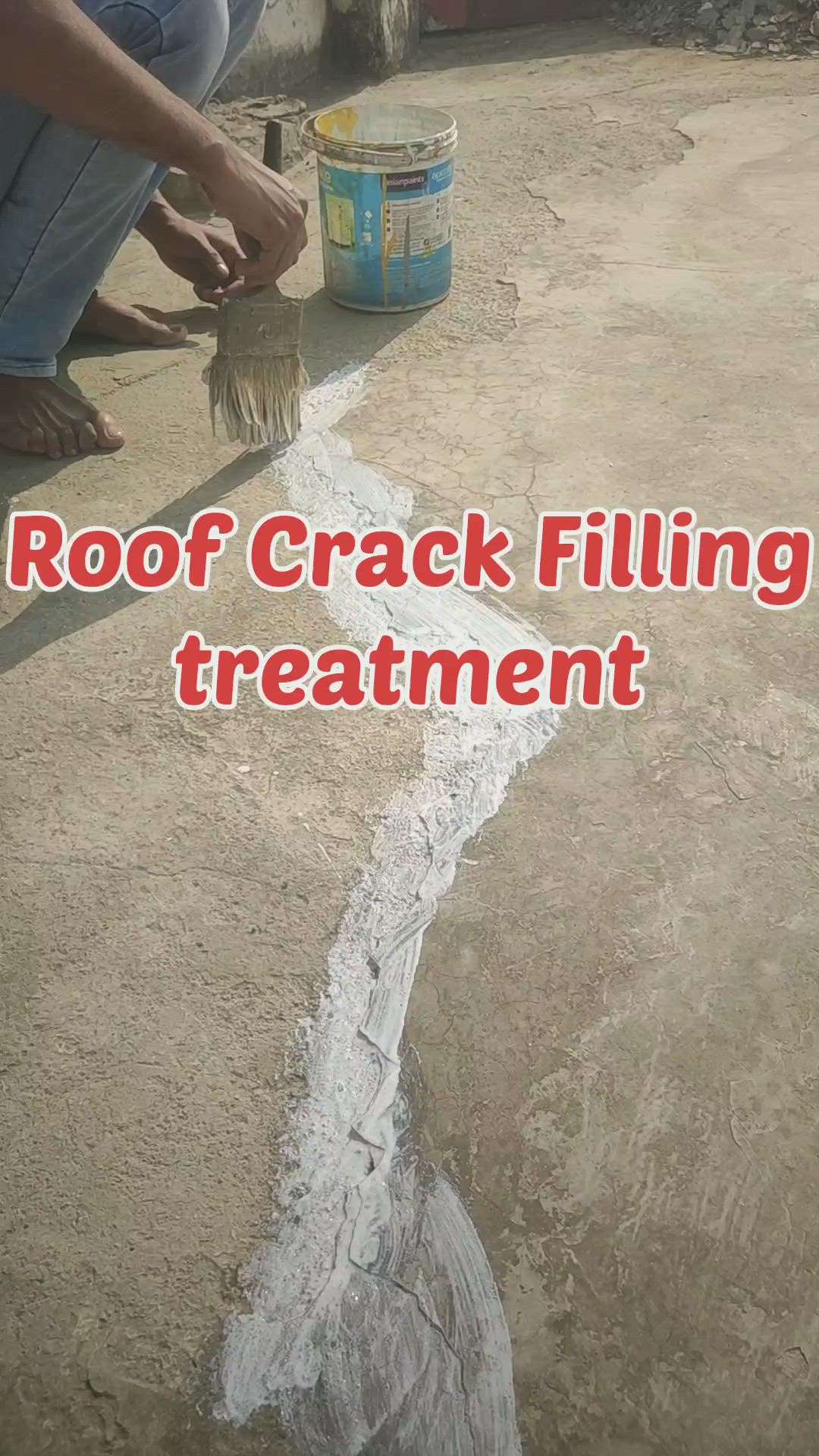 roof crack solution #WaterProofing