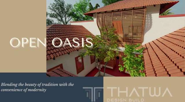 Open oasis - where tradition and modernity interwine in a budget friendly design. #architecture #architect #designer #traditional #traditionalhome #BudgetFriendly #newdesign #poetrycorner #archdaily #architecturedesign
