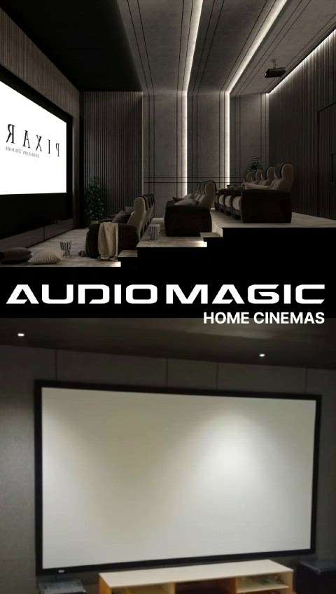 Welcome to AUDIOMAGIC Home Cinemas!

"AUDIOMAGIC" we are your premier one-stop solution for all your home cinema needs. As dedicated home cinema integrators, we are passionate about entertainment and have a complete team ready to take care of installation, specializing in state-of-the-art audio systems. In today's world, where movie enthusiasts design their homes with dedicated theatre spaces, we share your love for cinematic experiences.

Celebrating our 12th year in the industry, AUDIOMAGIC offers a curated selection of high-end branded products that bring a new level of realism to your home entertainment. Whether your space is grand or compact, we deliver the perfect sound solution to suit your needs. Our team comprises scientific and technical experts with years of experience, ensuring that we provide the best solutions tailored to your room specifications and budget.

+91 9847833800