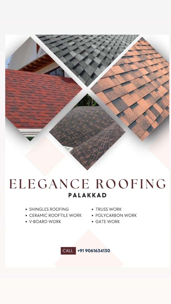The Complete Roofing Solution 🏠 Call:-+91 9061634130 #eleganceroofings #Palakkad  #KeralaStyleHouse  #kerala  #HomeDecor  #TraditionalHouse  #tamilnadu  #manglore  #homedesignideas  #RoofinShingles  #RoofingDesigns  #roofing  #ceramicrooftile  #constraction  #homestyle  #ElevationHome  #Architectural&Interior