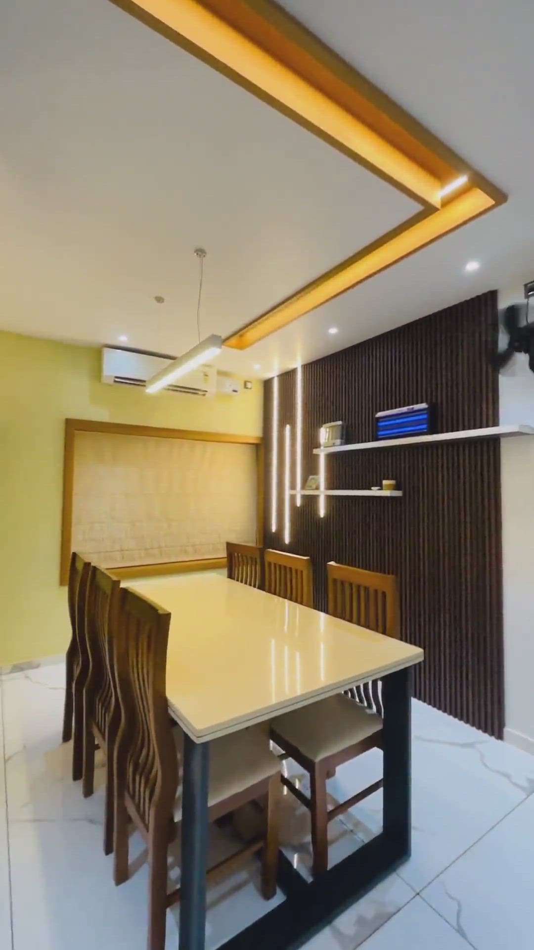 completed interior design dining room #InteriorDesigner  #Silvan_Palakkad  #Palakkad  #DiningTable