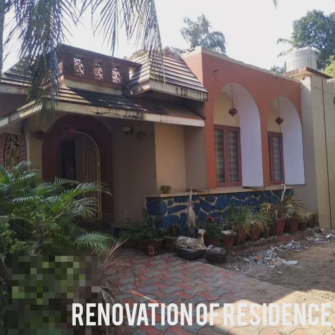 renovation of Residence  #HouseRenovation  #brickcladding  #greencaplandscape  #thoughtlinedesigners