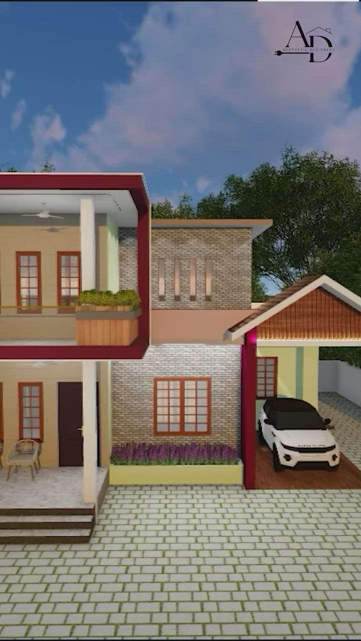 Project 5 #4bhk 7cent plot #ContemporaryHouse #tvm
 #3ddesigning #sketchup #lumion #3drending #3delevations #modernhouses #tvm #3DPlans #realisticviews