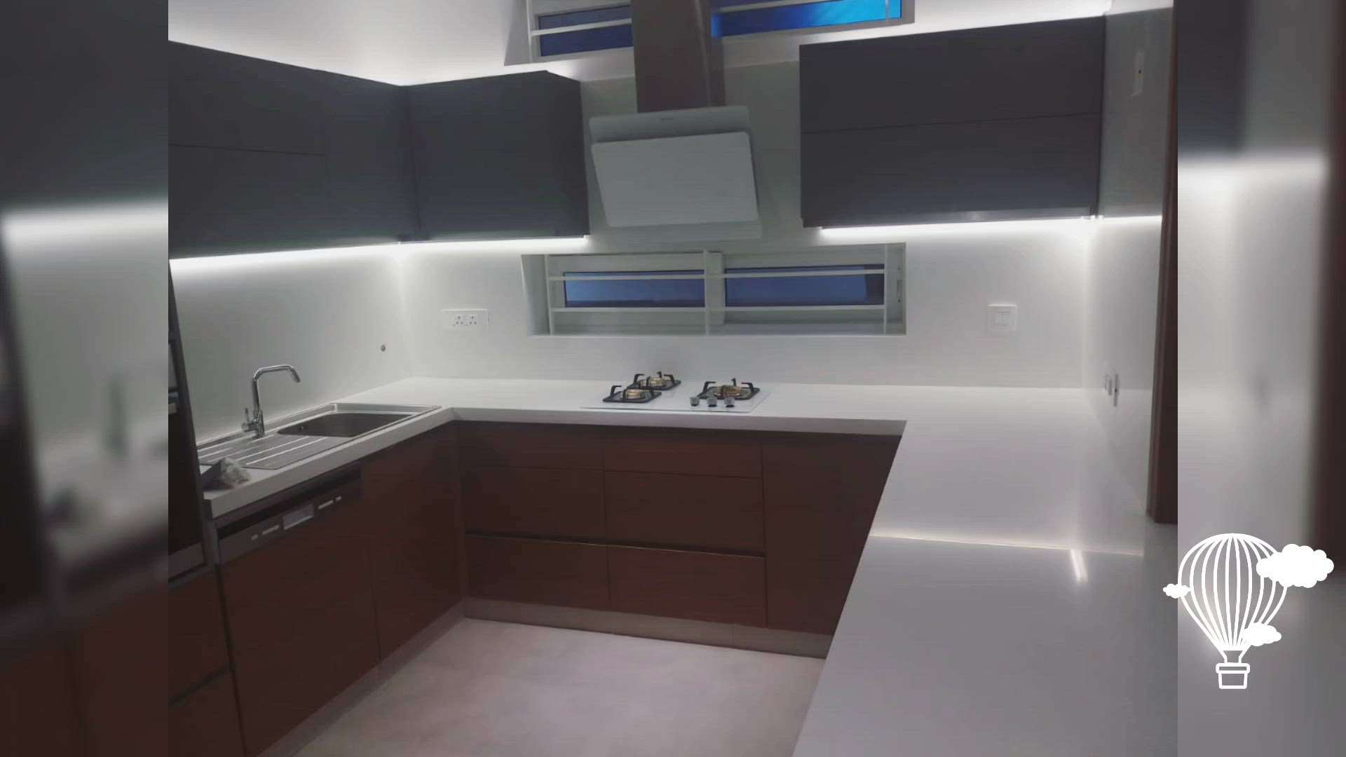 white kitchen counter top used with Haique Quartz  #kitchencountertops  #kitchencounter