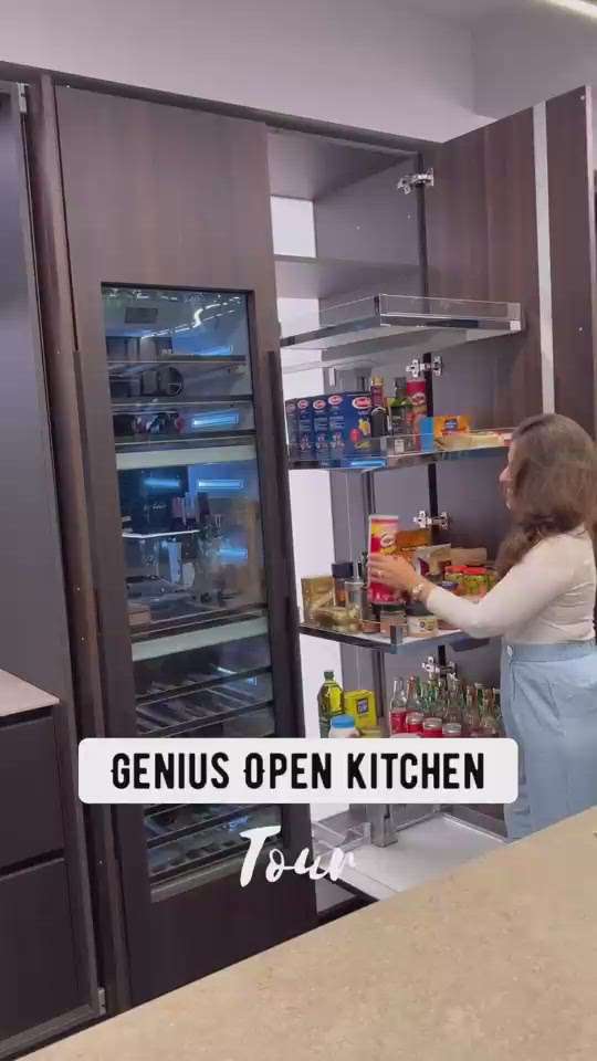 Amazing Open Kitchen Idea... 😊👌😍

#ModularKitchen #KitchenIdeas #KitchenCabinet #OpenKitchen