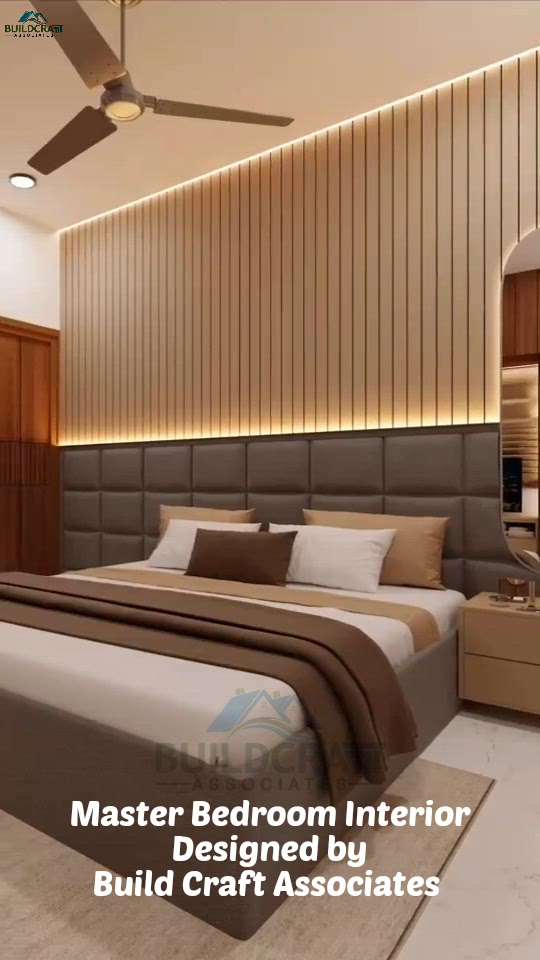 Master Bedroom Complete Interior 
#BuildCraftAssociates #InteriorDesigner #Interiordesign  #Shorts #Trendingbedroomdesigns