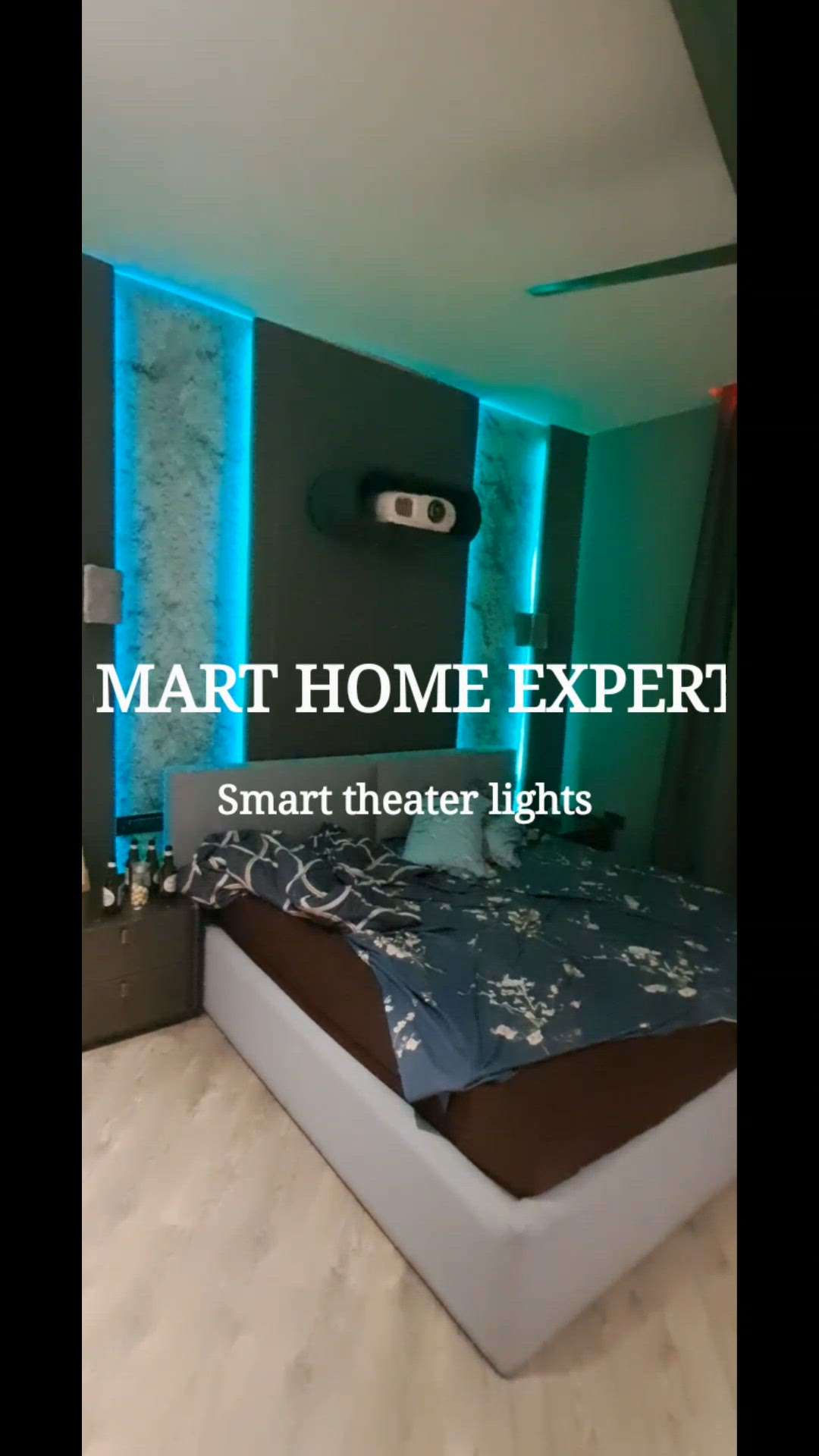 smart theater lights 
smart home theater completely controlling with mobile app