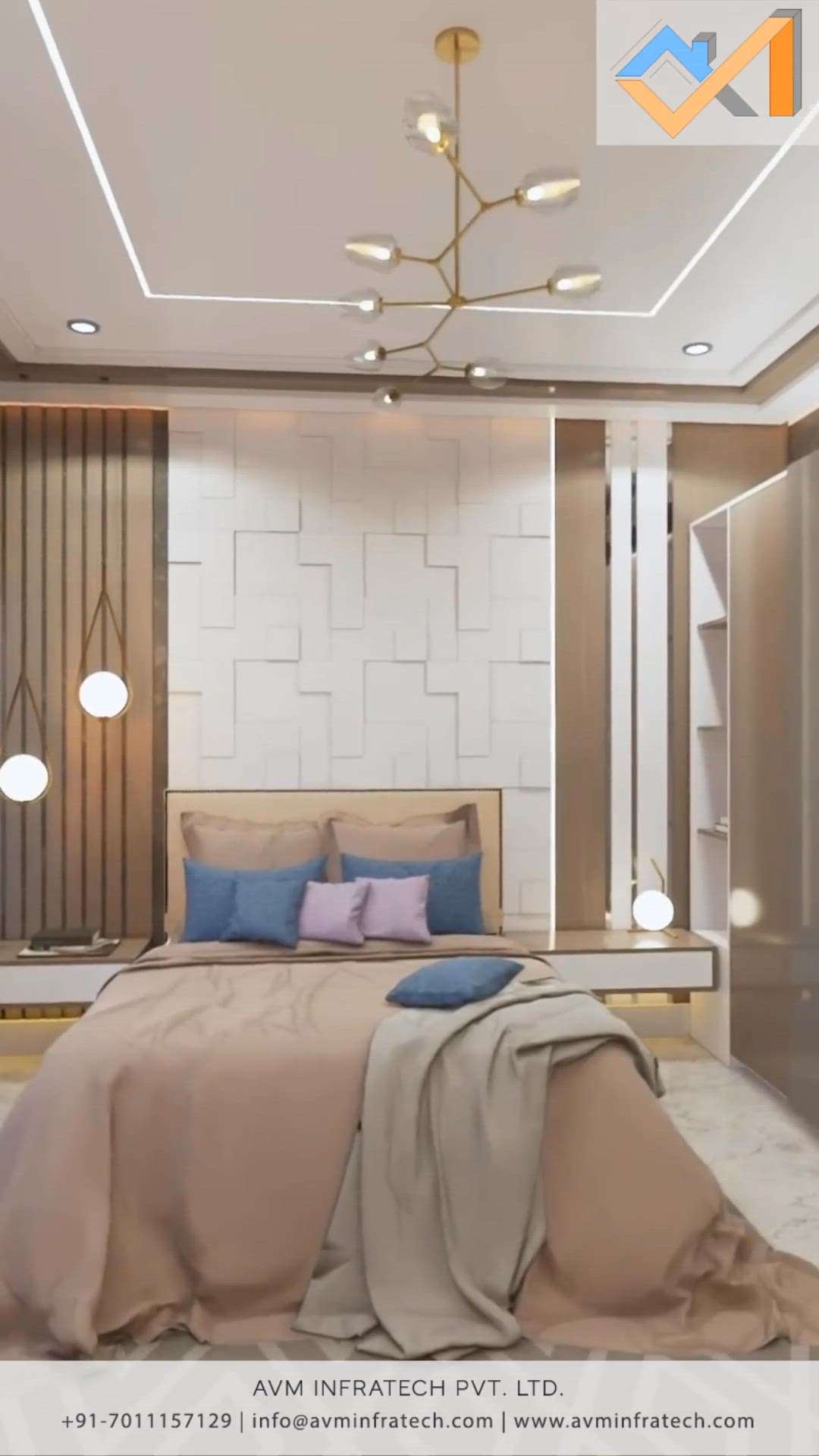 Modern bedroom is all about putting together a space that is both functional and beautiful where you can rest and relax after a productive day!

Follow us for more such amazing updates.
.
.
#modern #modernart #modernfarmhouse #modernarchitecture #moderndesign #modernhome #modernism #bedroom #bedroomdesign #bedroomideas #bedroomdecor #avminfratech #relax #functional #beautiful #day #days