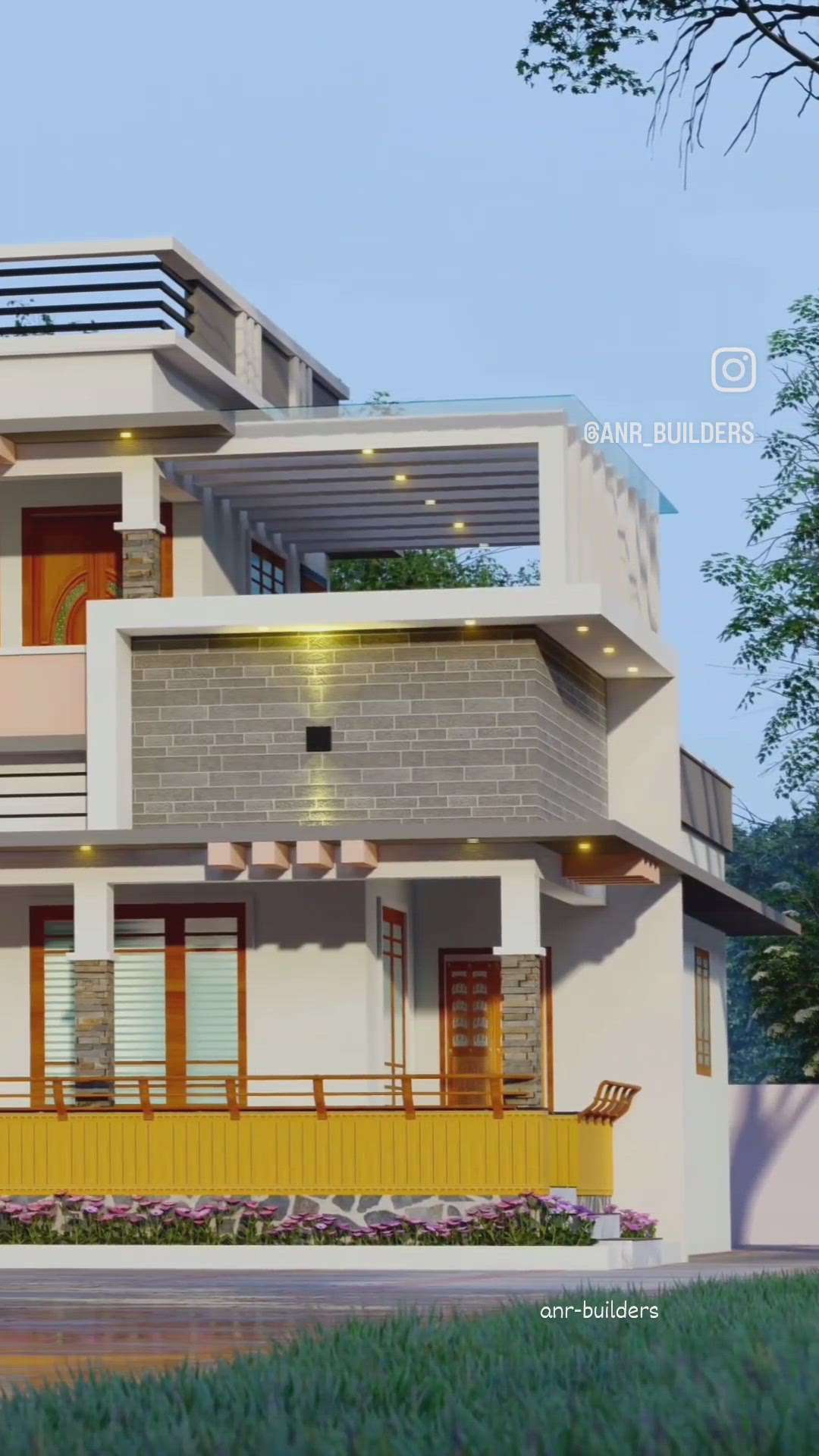 ANR BUILDERS AND DESIGNERS
KOTTARAKKARA
 #ElevationHome  #homeinterior
 #HouseDesigns #50LakhHouse