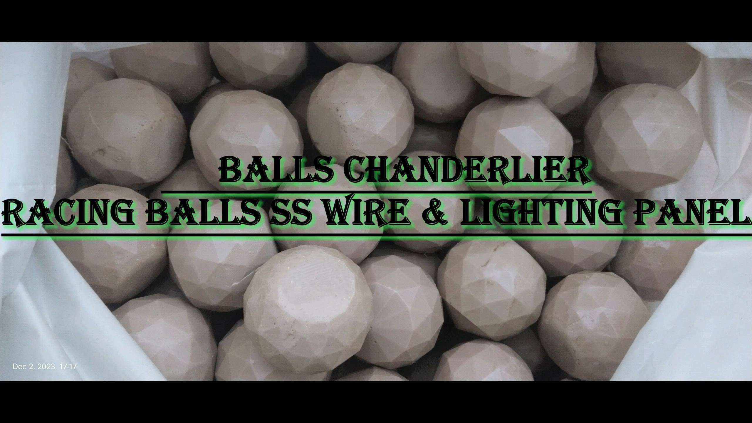 raising balls chandeliers