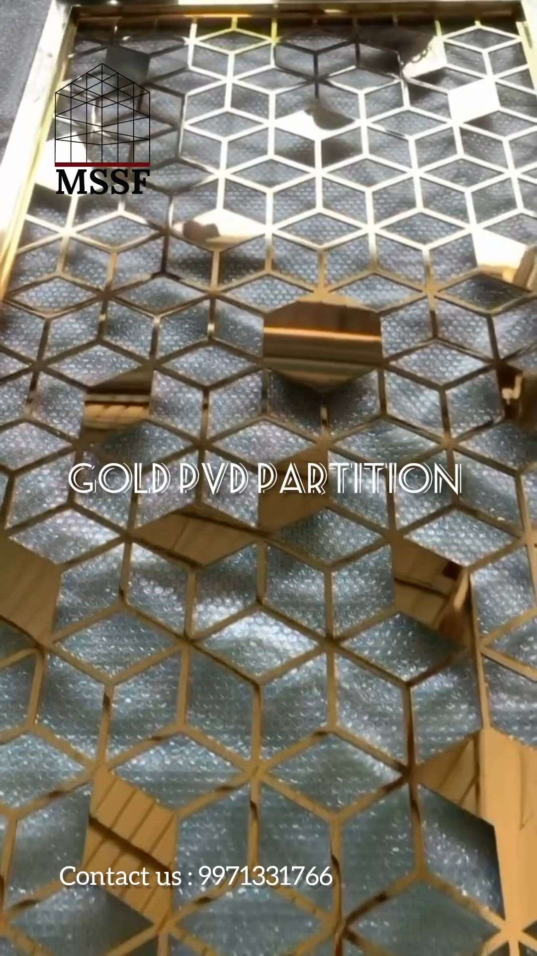 Luxury Gold PVD Partition