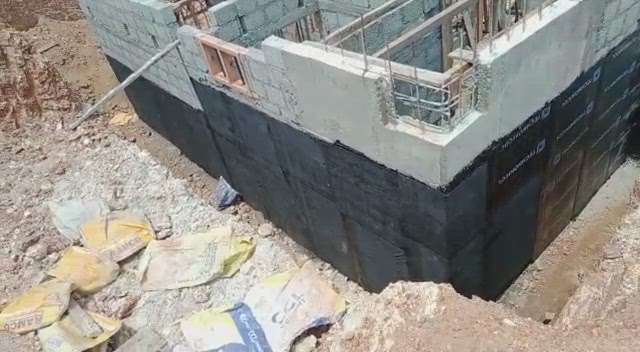 Work progress at Manganam, Kottayam. App membrane waterproofing method for Retaining wall. Product: TECHNONICOL App membrane

 #WaterProofing  #waterproofingmembrane  #waterproofingproducts  #Kottayam  #Pathanamthitta  #Alappuzha  #retaining_wall