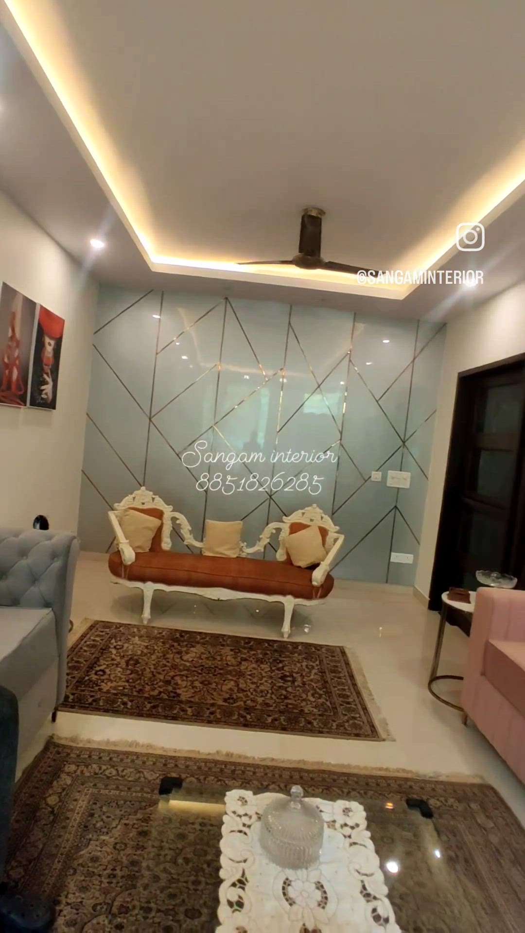 complete interior site in Eros Garden by sangam interior team.. if you need same interior work so please contact us 8851826285