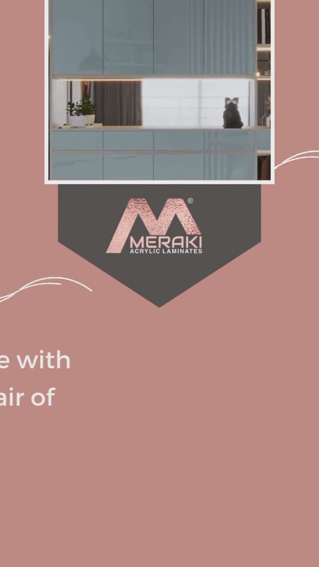 Elevate with Meraki Acrylic Laminates 🌟Enhance your vibrancy and space with our glossy surfaces that never fade.
For enquiries contact 7907805100

 #MERAKI #Acrylic #acryliclamintes #glossykitchen #KitchenIdeas #InteriorDesigner #KitchenInterior