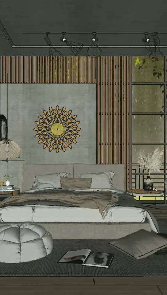 cozy bedroom. 

follow us for more daily dose of drawing 

#sketchupmodeling #3d #renderlovers #rendering #InteriorDesigner #HouseDesigns #architecture #Designs