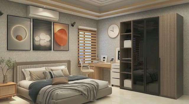 bedroom render  
 #InteriorDesigner #renderingservices  #BedroomDecor  #MasterBedroom
