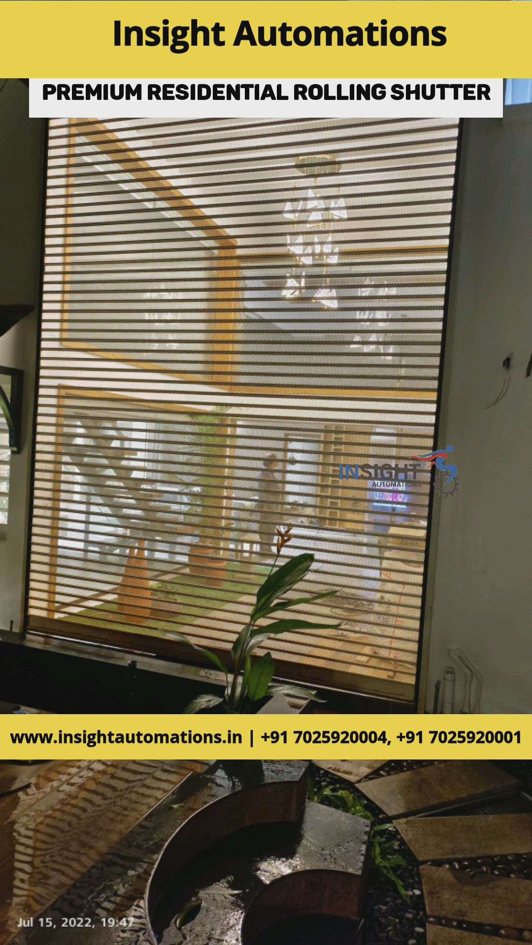 Double height Residential Safety shutters 
Contact +91 7025920004
+91 7025920001