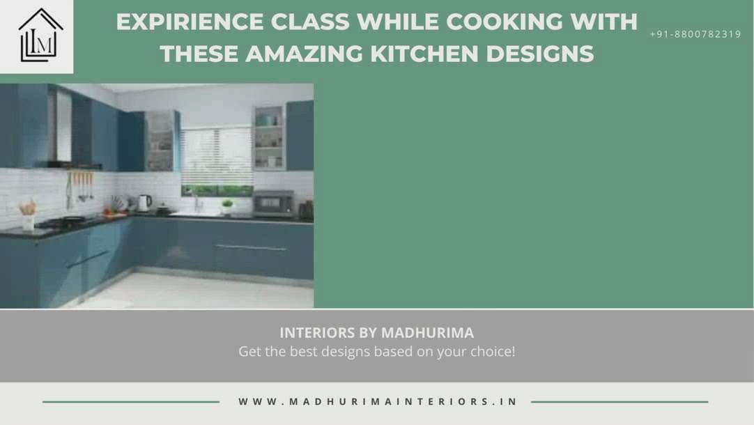 kitchen design #ClosedKitchen #InteriorDesigner #interiorsbymadhurima #iminteriors